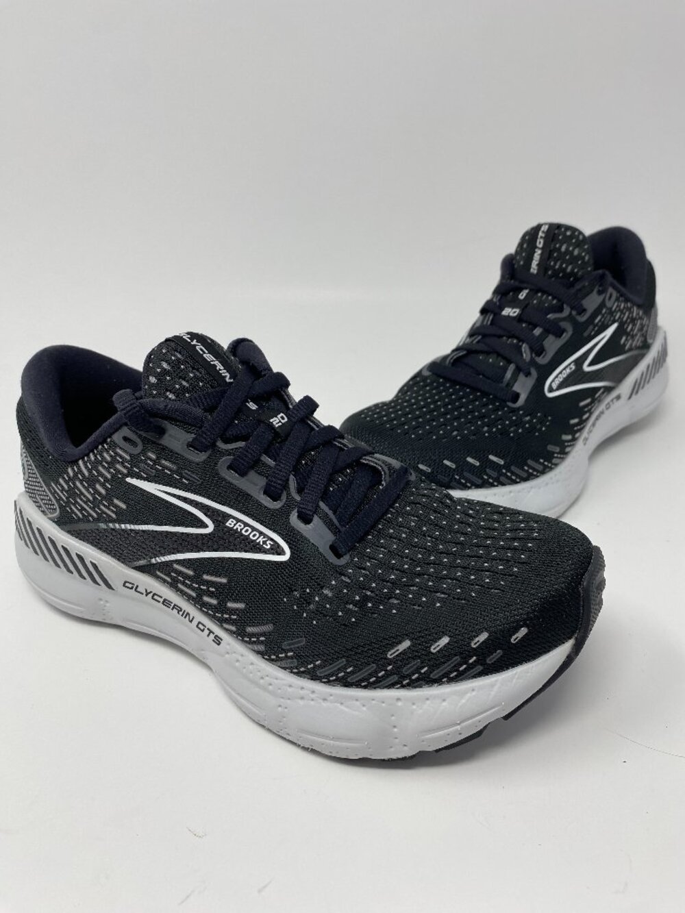 Brooks Glycerin GTS 20 Running Shoes Womens 6 Wide (D) Black Gray 1203701D059